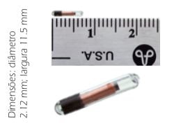 rfid para animais trovan transponder microchip dimensoes