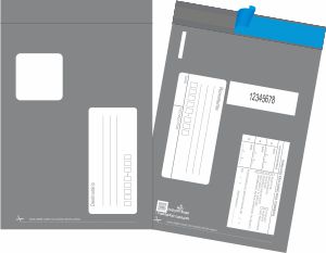 envelope reciclado eaml pegada verde